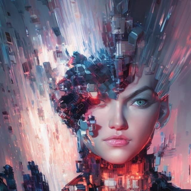 Hyperdetailed New Mutants Character Portrait in 8K