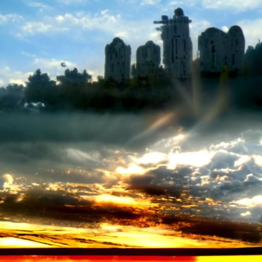 Life and Death Meet at Sunset