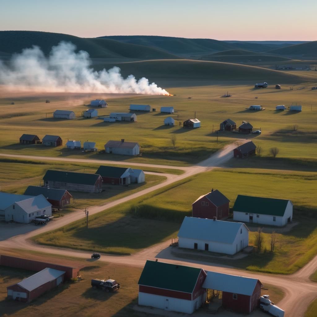 Scenic Photography of Sticky Hole, Nebraska