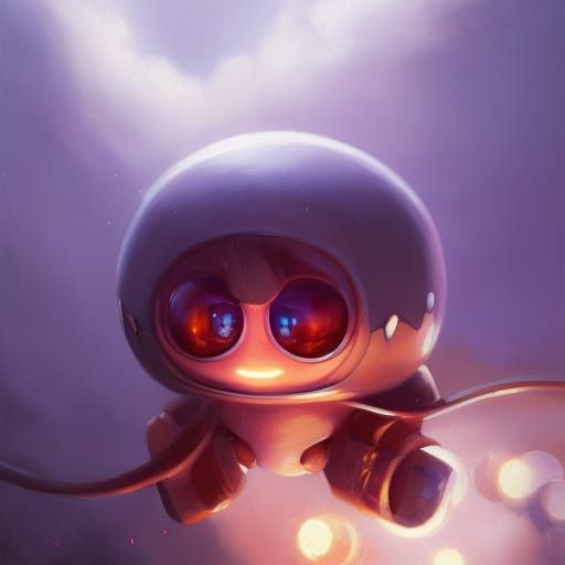 Adorable Alien in a Box: Studio Ghibli Style