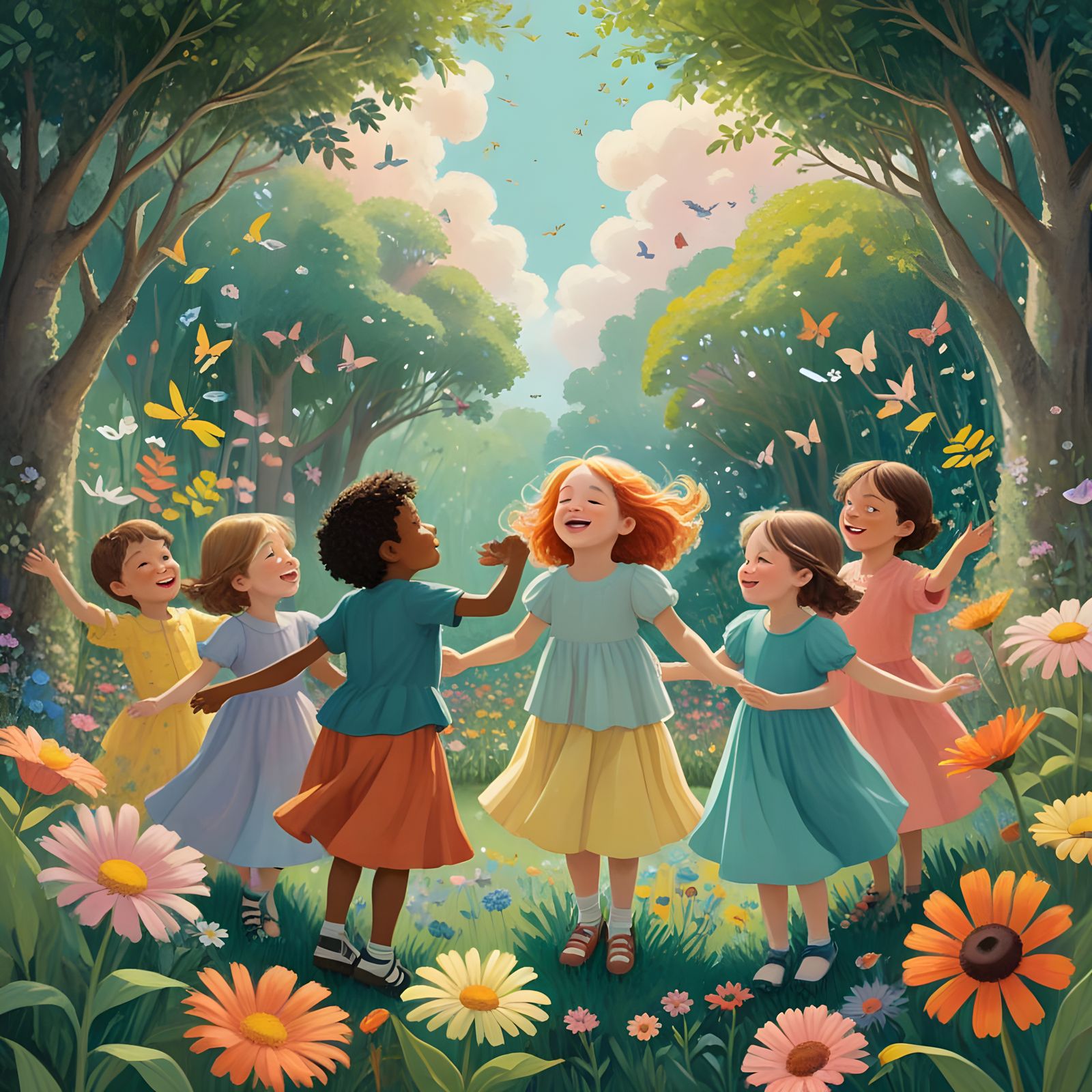 Medieval Village Scene Depicted in Dark Romanticism