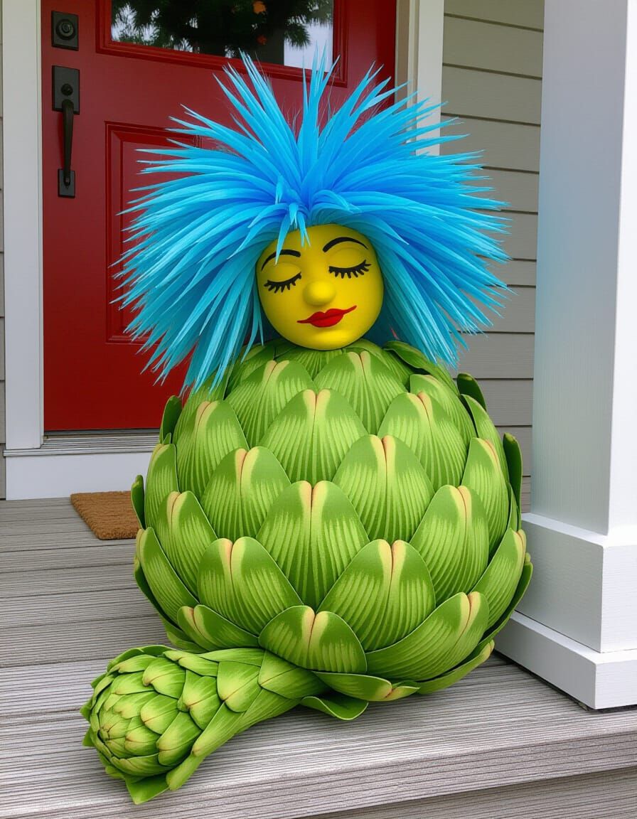 Fashion-Victim Artichoke Fell Asleep on Beulah's Porch With ...