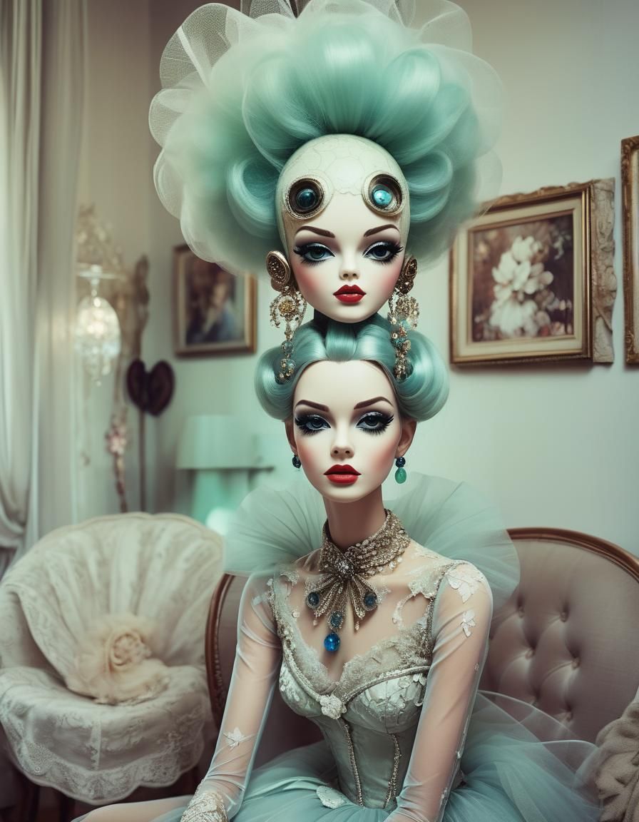 Androgynous Androids in Sixties Loungeroom