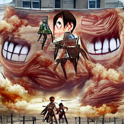 Attack on Titan Inspired Scene
