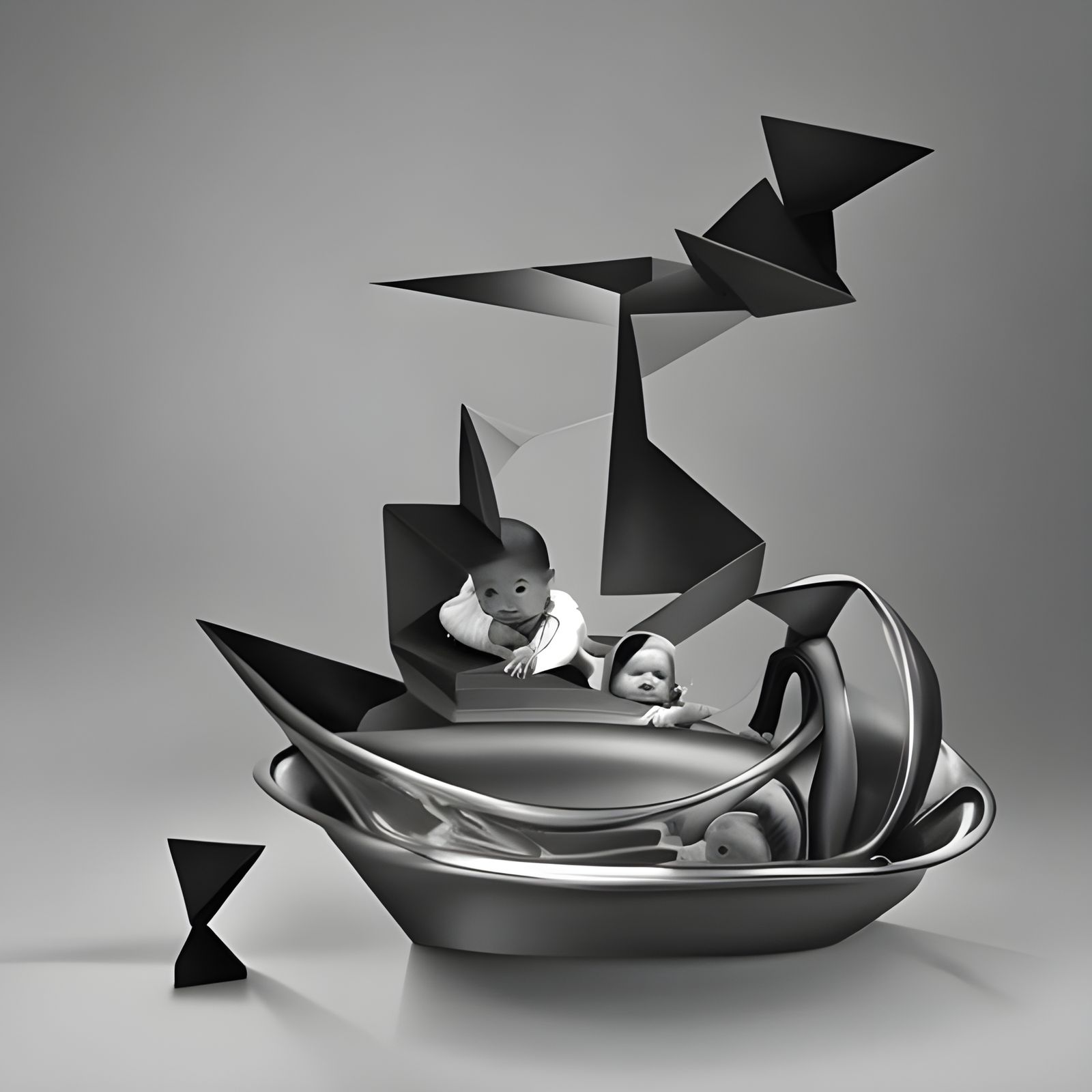 Surreal Morpheus Dreamscape: Dali and Escher Fusion