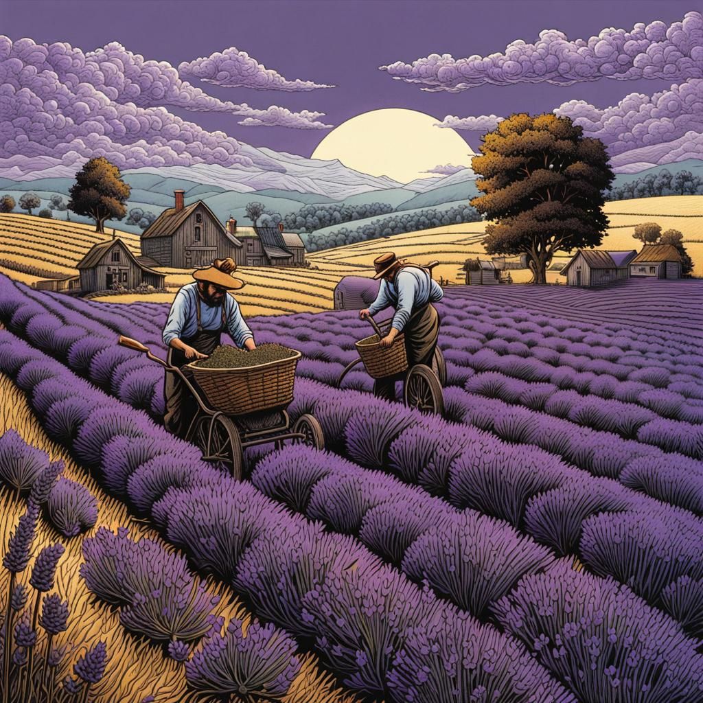 Lavender  Harvest.
