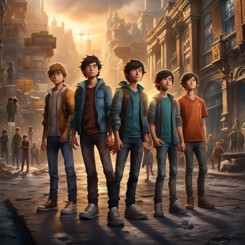 Boy Band of Demigods: Fantasy Concept Art
