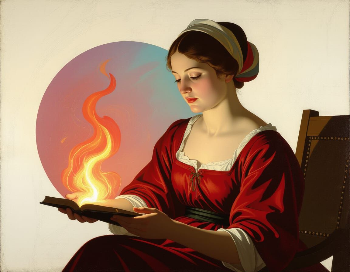 Suprematist Abstract Art of Luminescent Gases