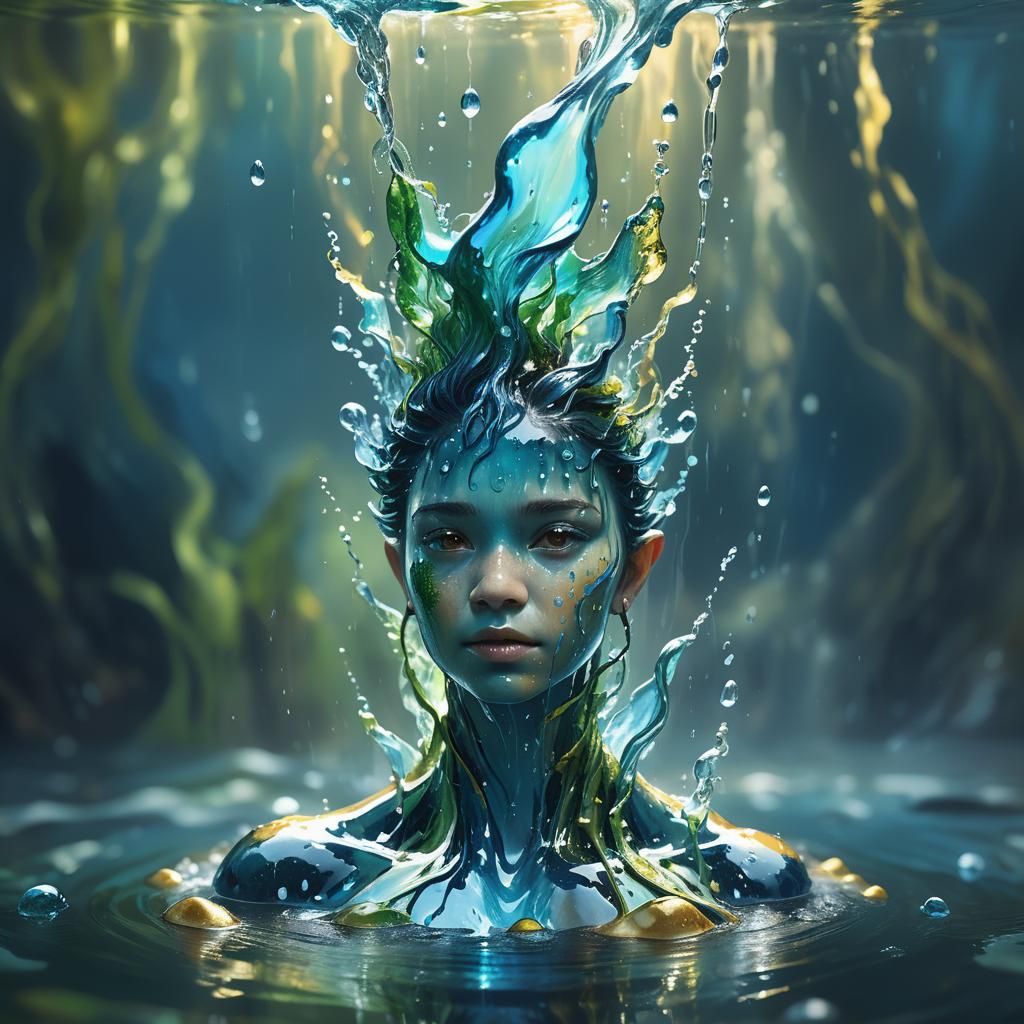 Liquid Water Elementals in a Vibrant Liquid World