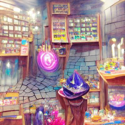 Enchanting Magic Shop Interior