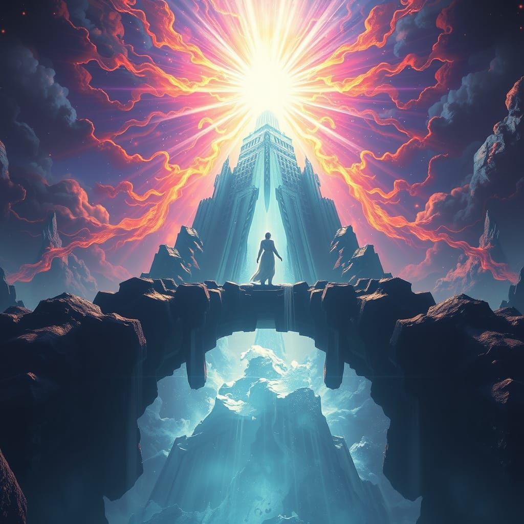 Holy Spirit's Radiant Glory Descends in Fantastical Detail