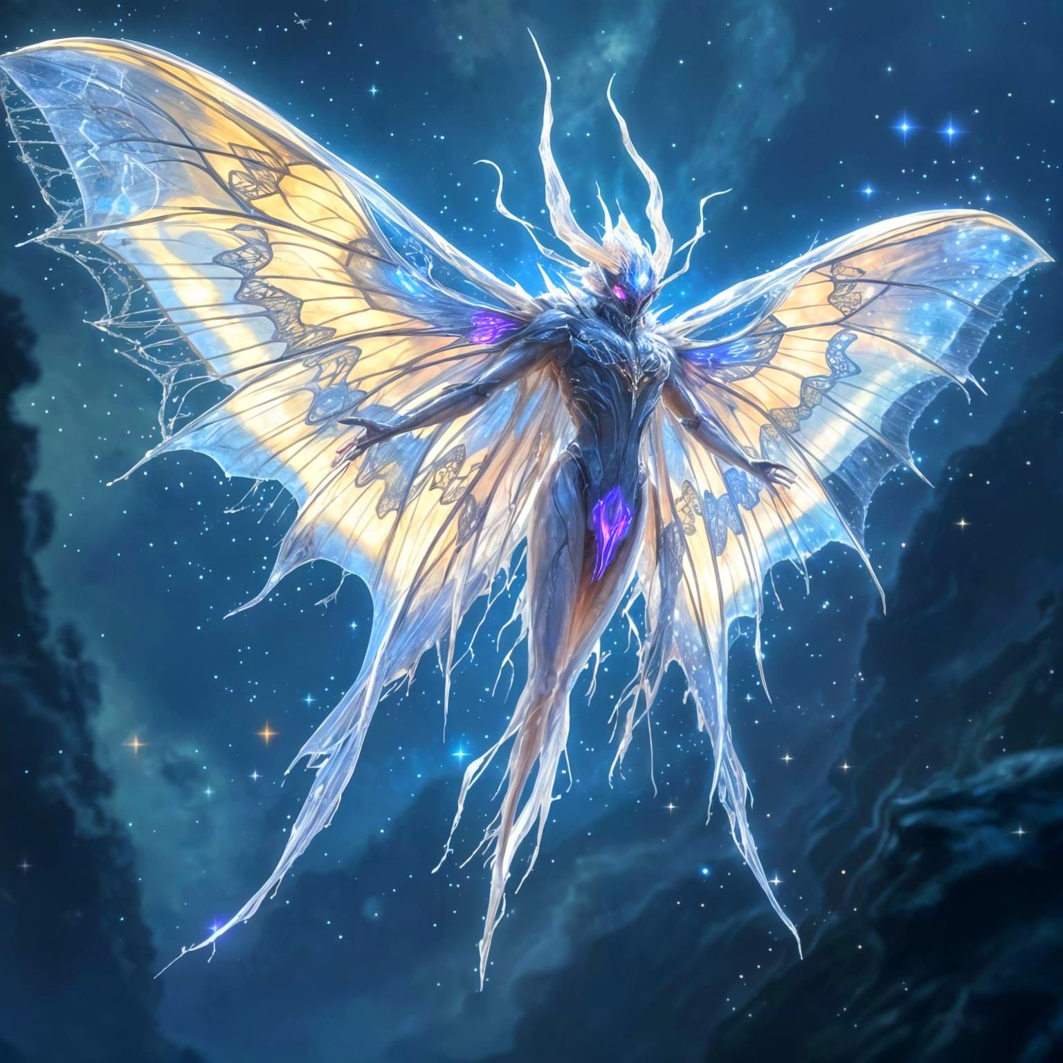 The Phantom Moth – A Spirit of the Void
A towering, moth-lik...