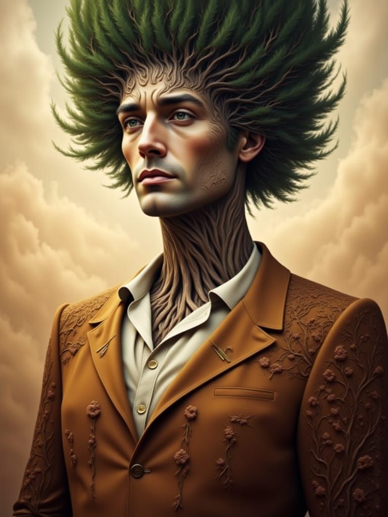 Sophisticated Cypress Gentleman in Earthy Attire