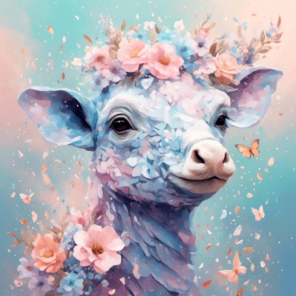 Pastel Animal Illustration