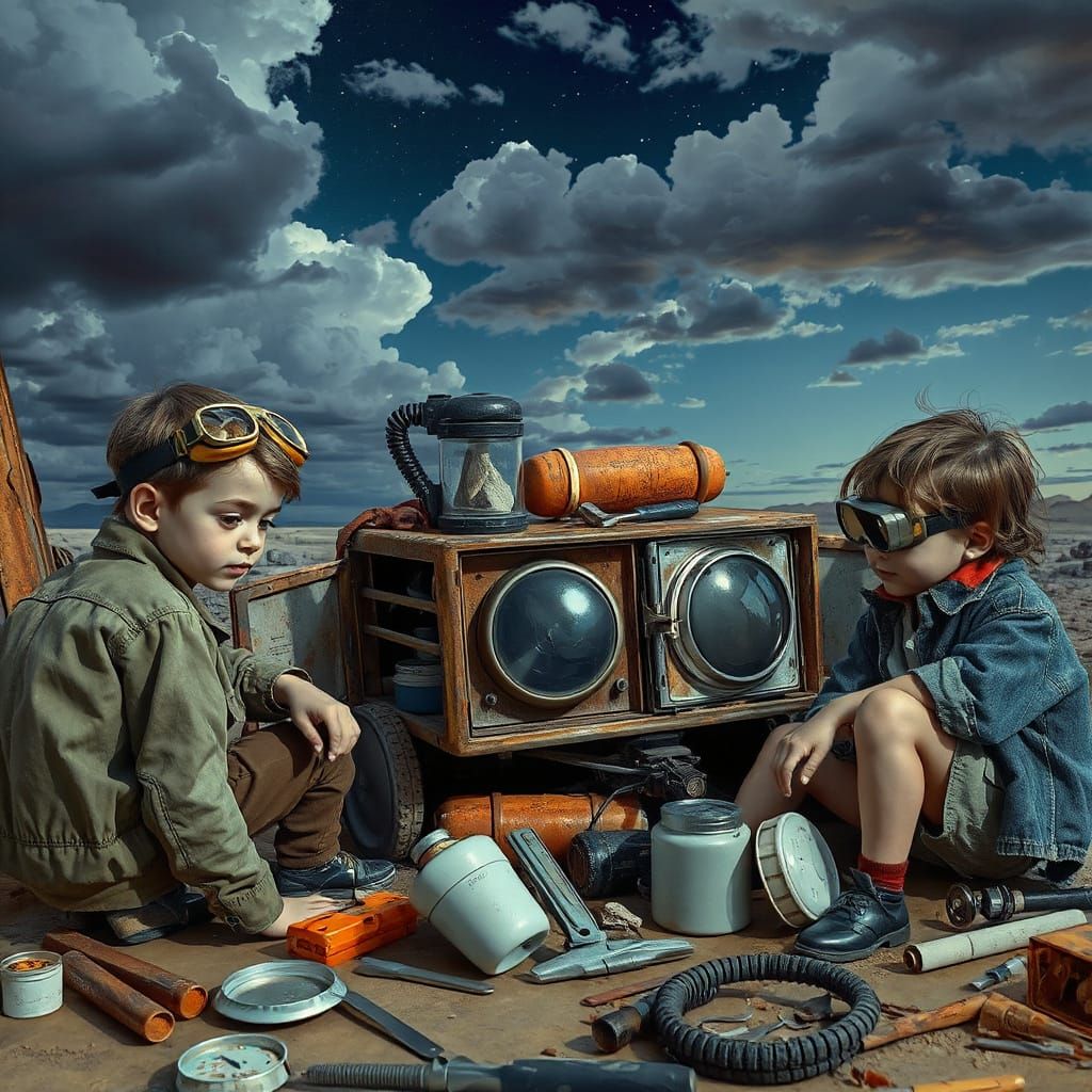 Toddler Time Machine: Hyper-Maximalist Digital Art