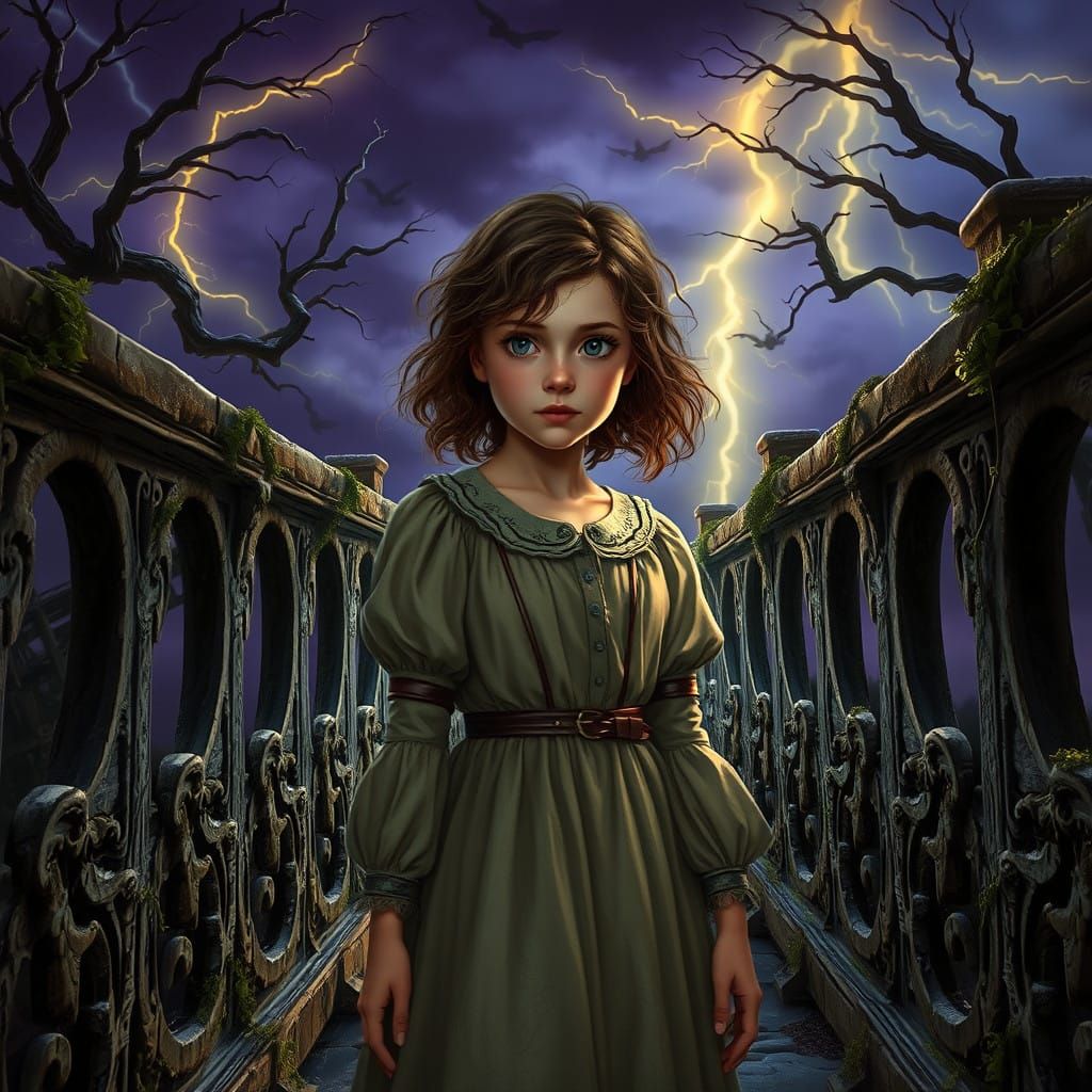 Girl Discovers Magic Beyond Ancient Bridge