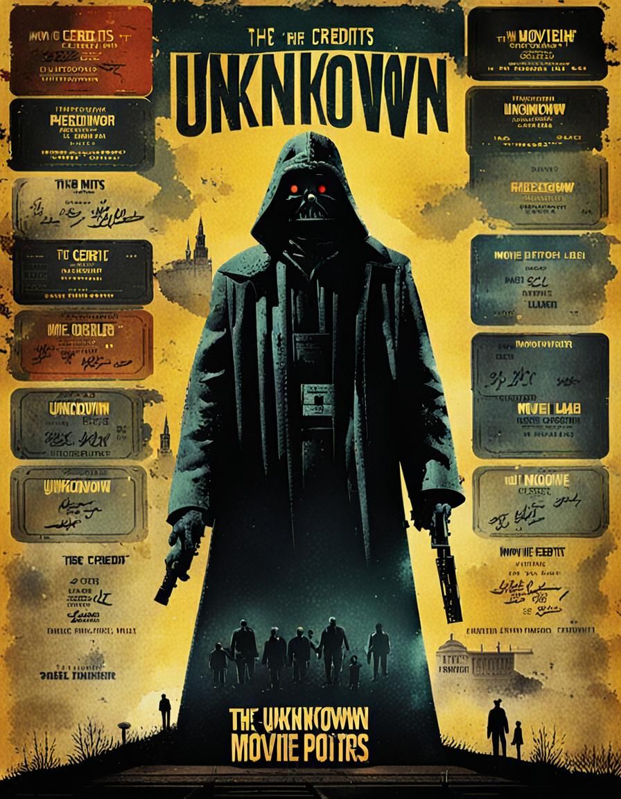 Eerie Horror Movie Poster: The Unknown