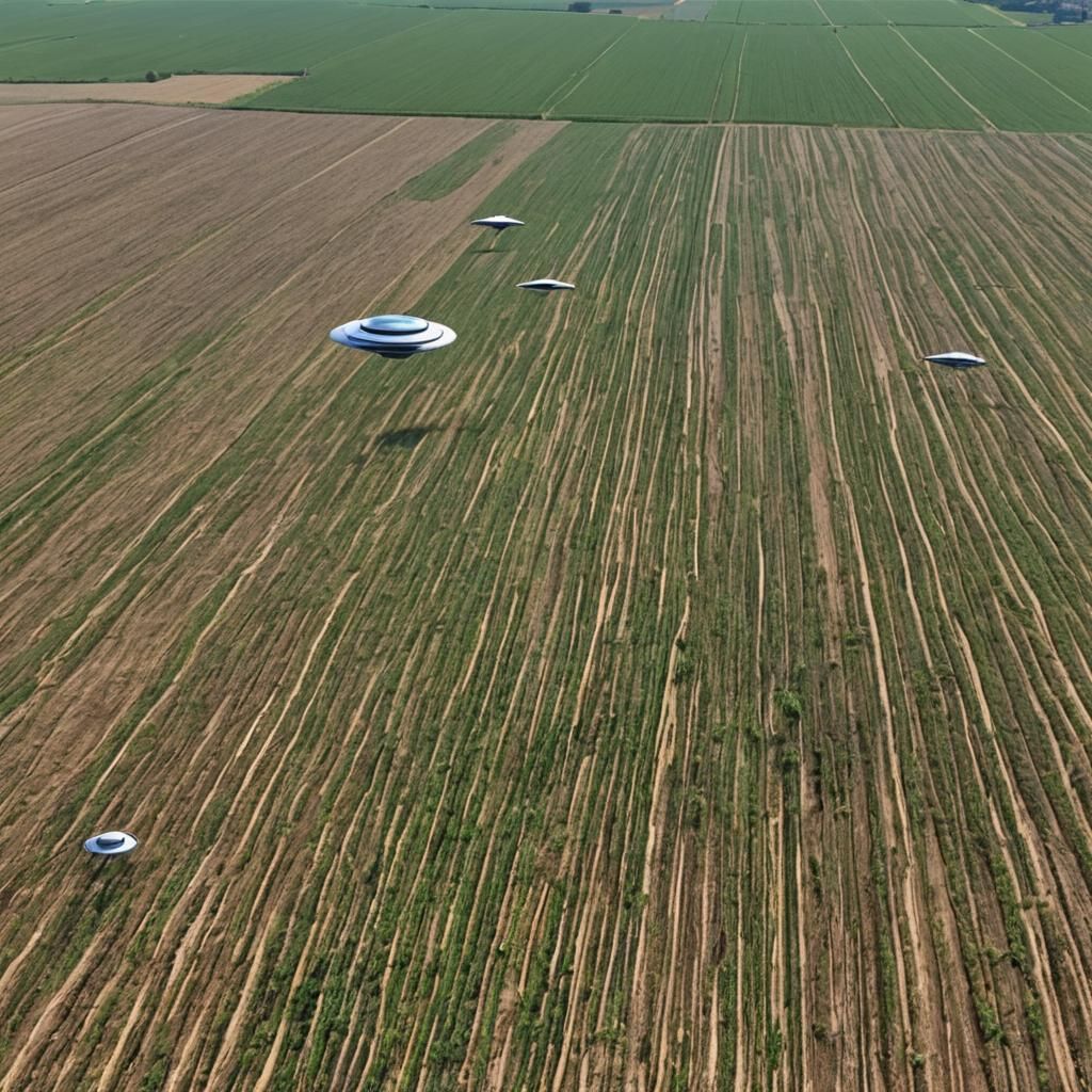 UFO Invasion of Farmland