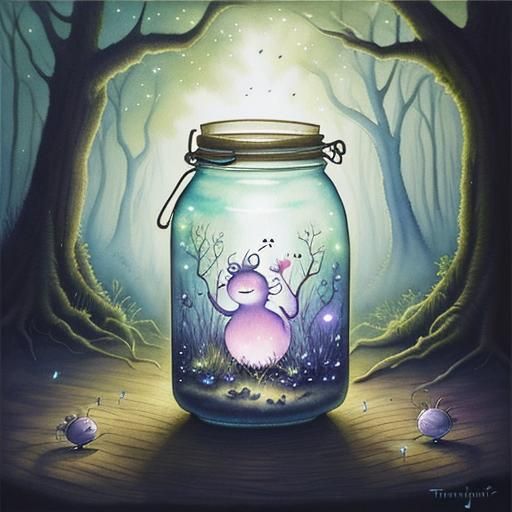 Monster Releases Fireflies: Whimsical Airbrush Art