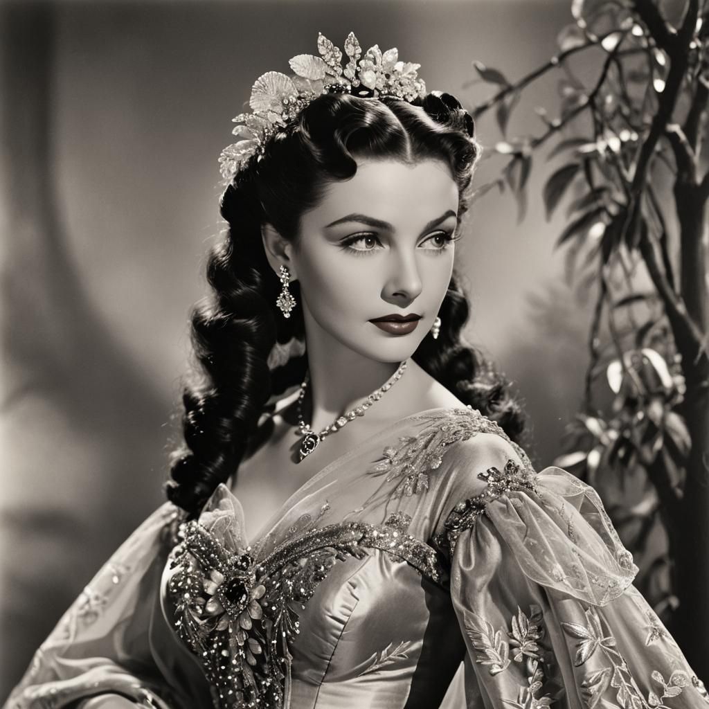 Vivian Leigh as Scarlett O'Hara: Radiant Portrait
