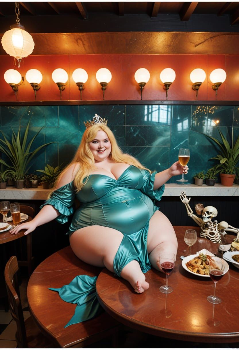 SSBBW Mermaid Princess at Fat Aliens Club