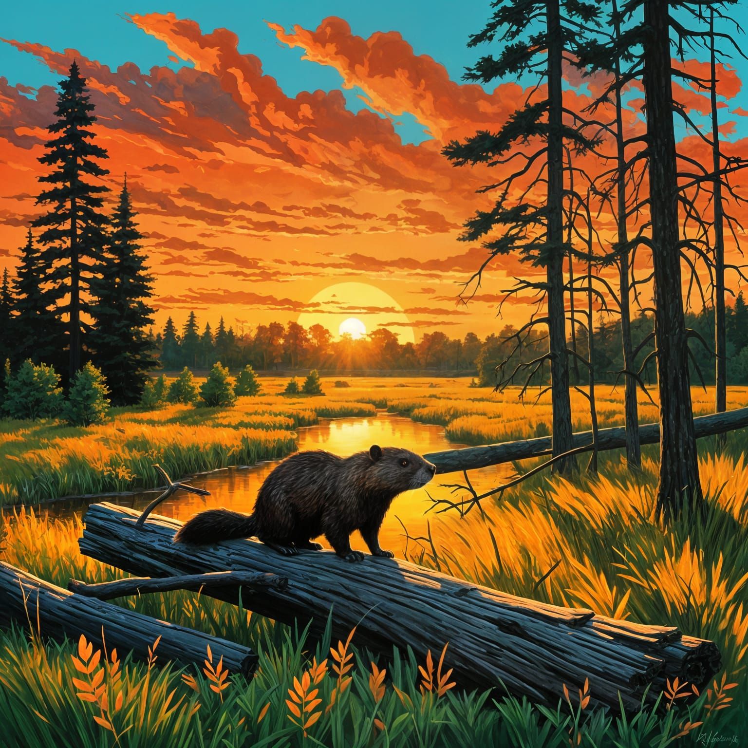 A North American Beaver