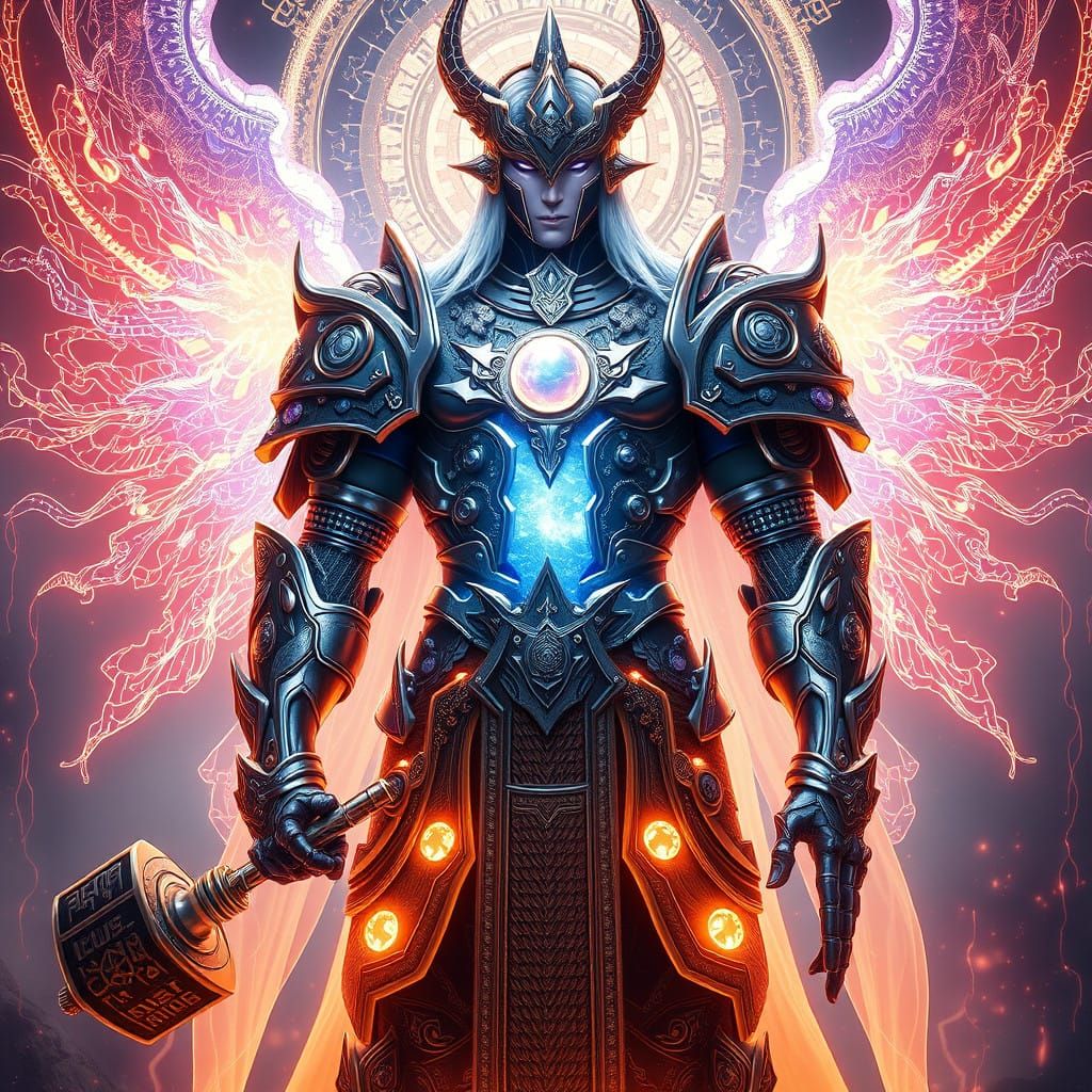 Realistic Digital Art of Cosmic Architect Batekk'kal