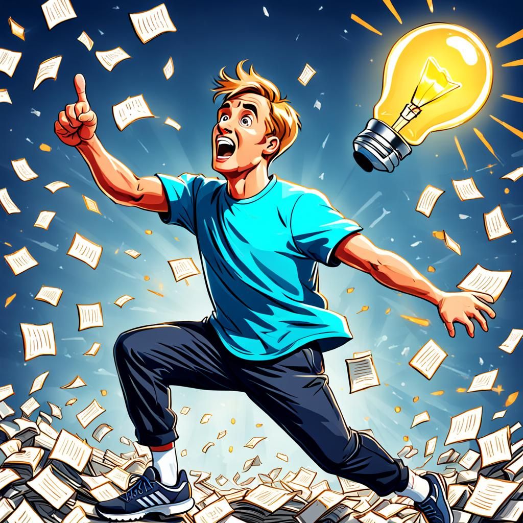 Never Run Out of Content Ideas Concept