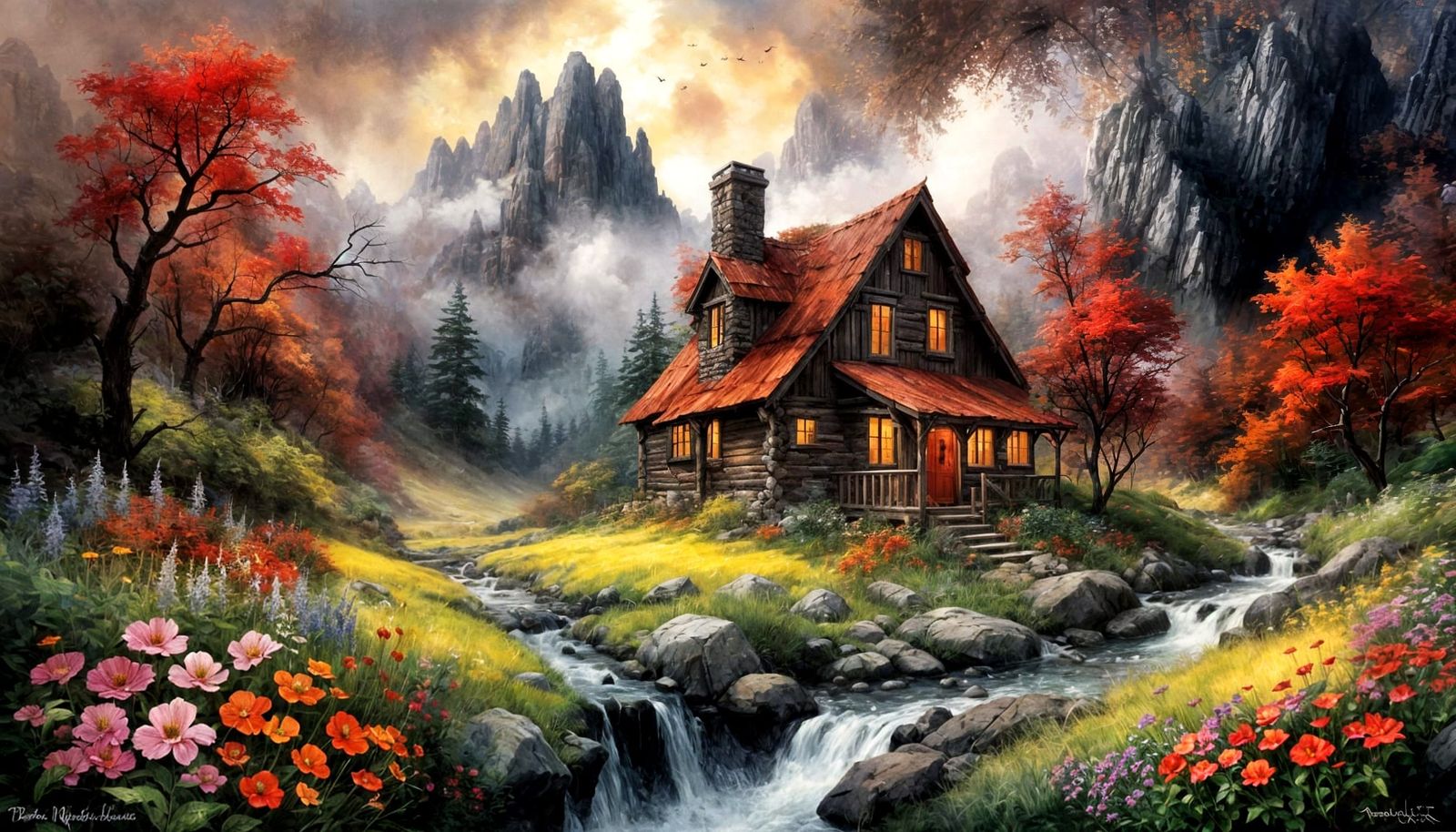 Old Rustic Mountain Cabin