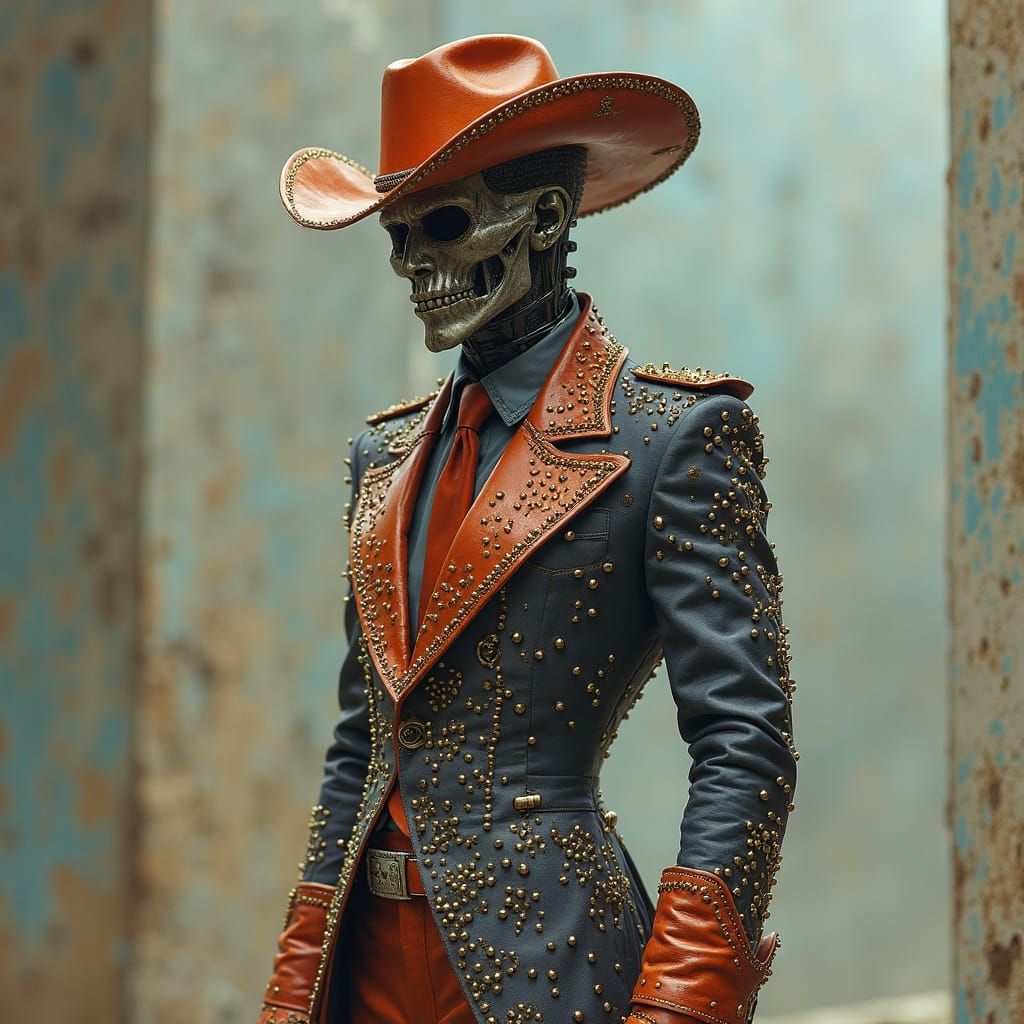 Cyborg Cowboy in Studded Nudie Suit