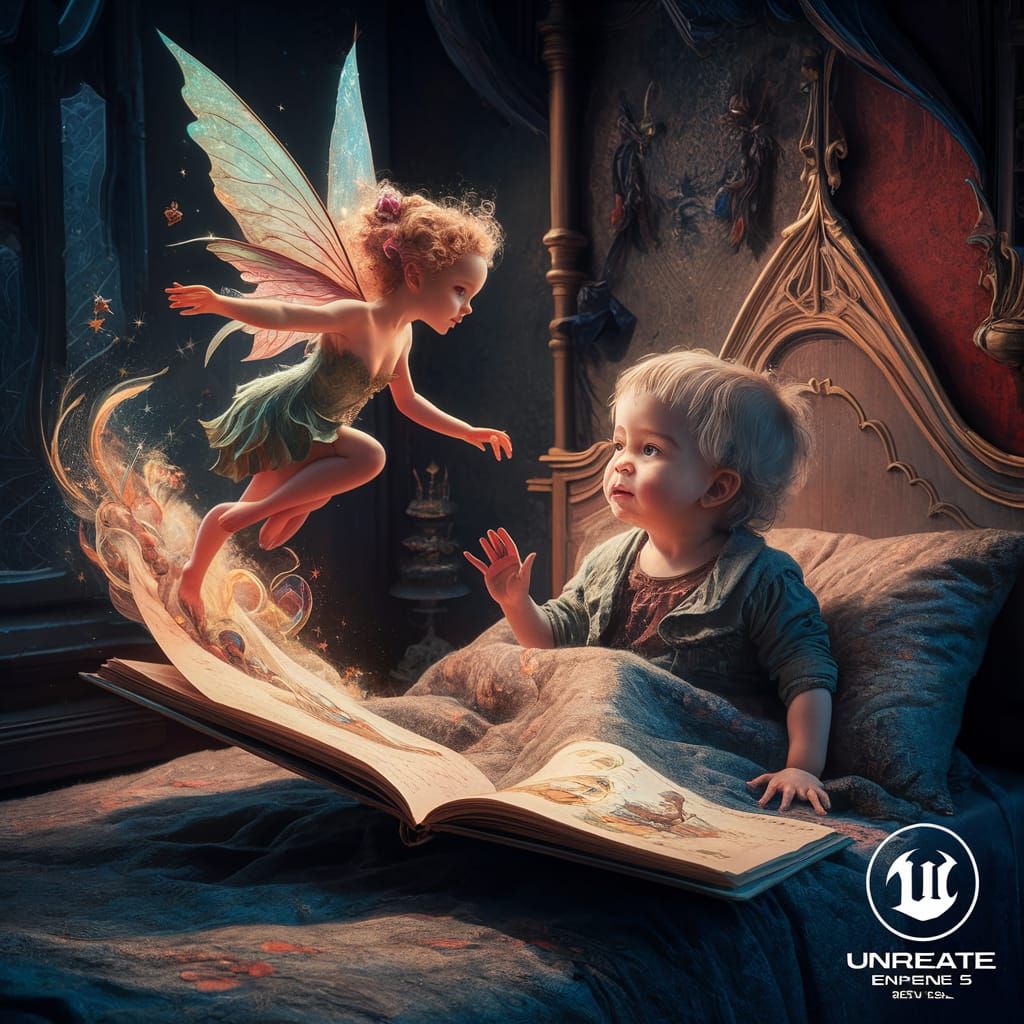 Enchanting Storytime: Pixie Fairy Emerges from Book