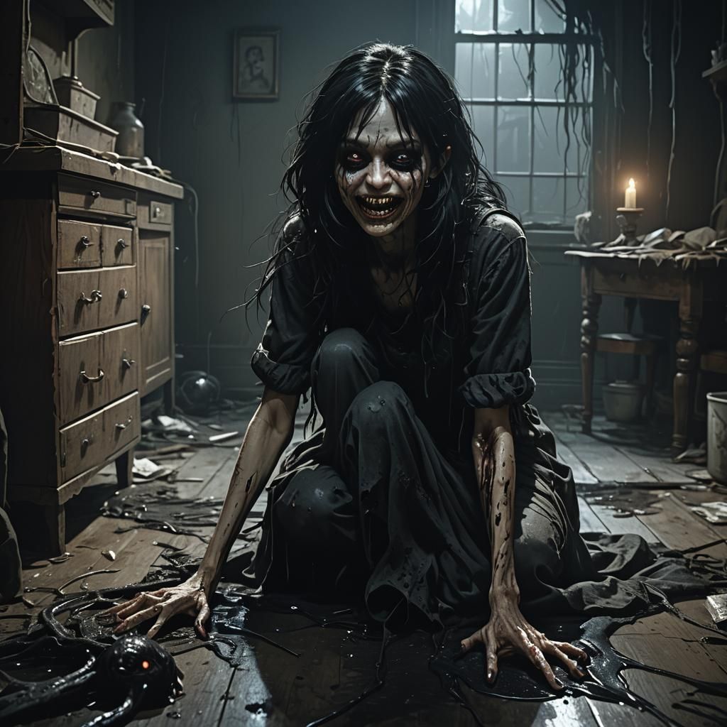 Creepy Nursery: Dark Fantasy Horror Concept Art