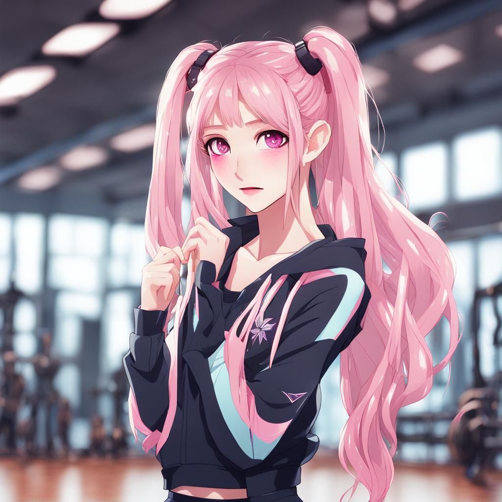 Anime fitness girl