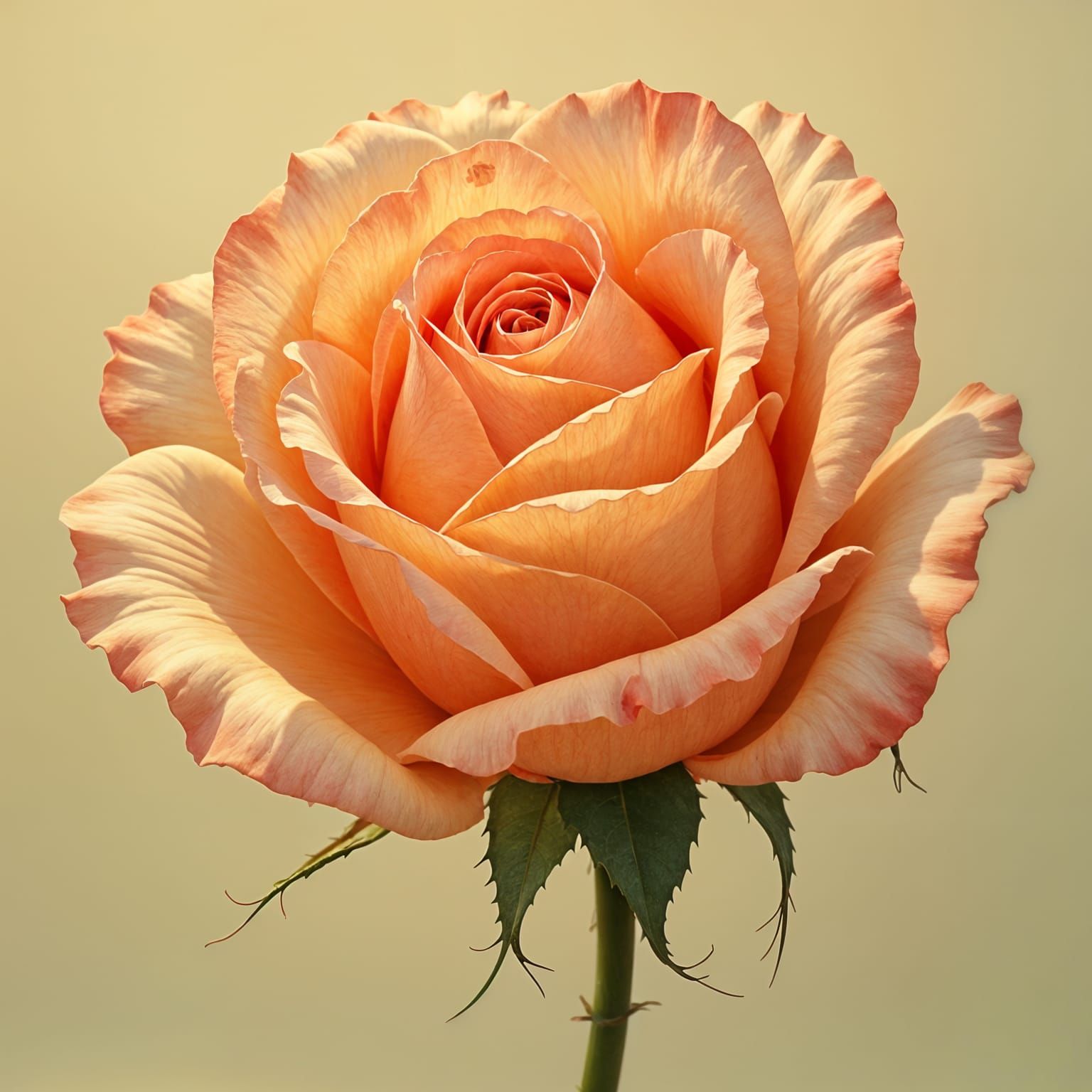 Rose Anatomy in Intricate Detail