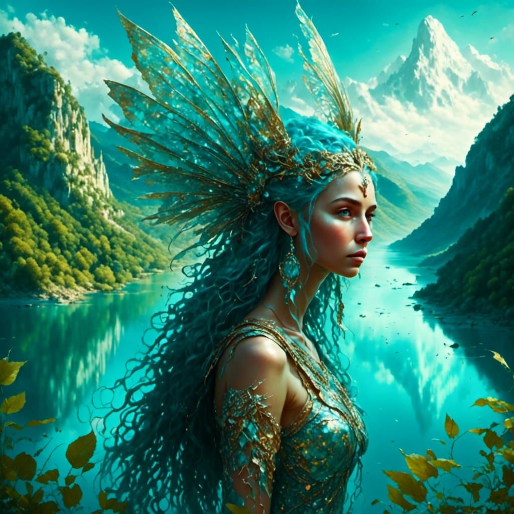 Lepenski Vir Water Fairy on the Danube