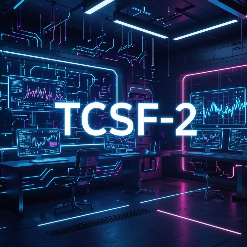 Futuristic Computer Science Classroom Background with Glowin...