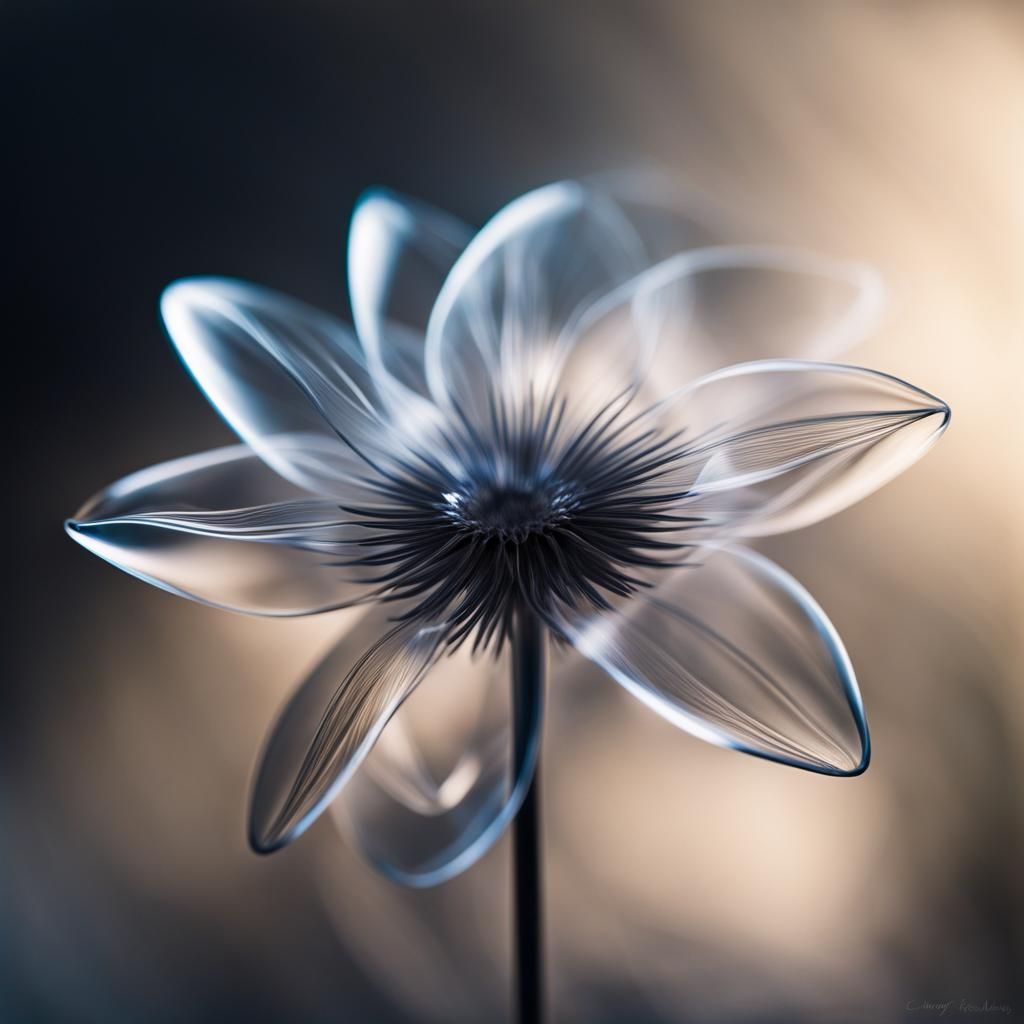 Crystal Flower Smoke Flow: Professional Photography