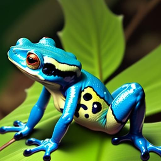 poison dart frog of a dream-train hypno-toad
