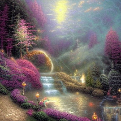Ethereal Angel: A Hyperdetailed Fantasy Scene