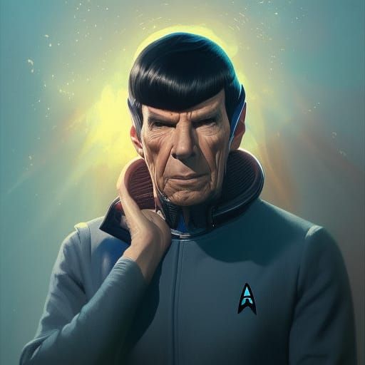 Hyperdetailed Portrait of Spock in Unreal Engine 5
