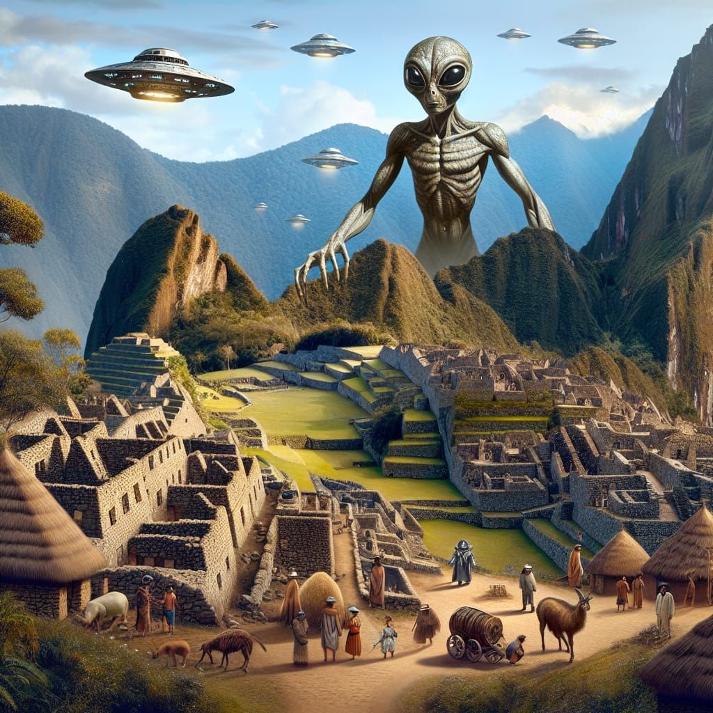 Extraterrestrial Interaction in Prehistoric Machu Picchu