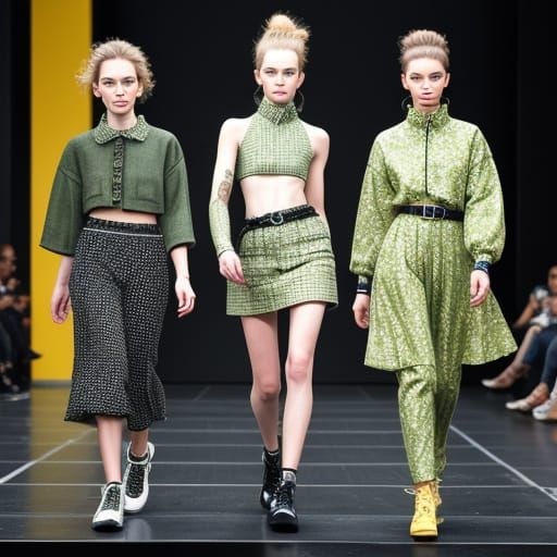 Armadillo-Inspired Fashion on Catwalk