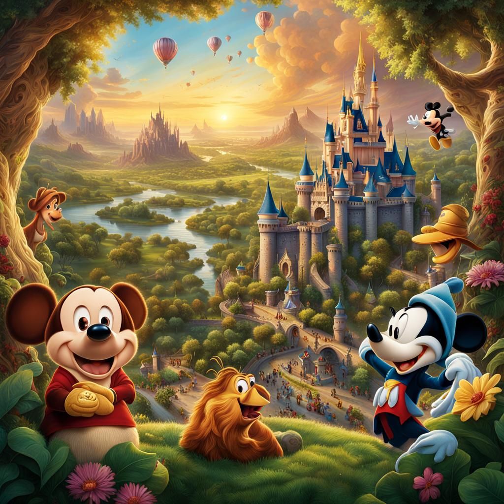 Nare: Garnet Princess - Disney Style Movie Poster