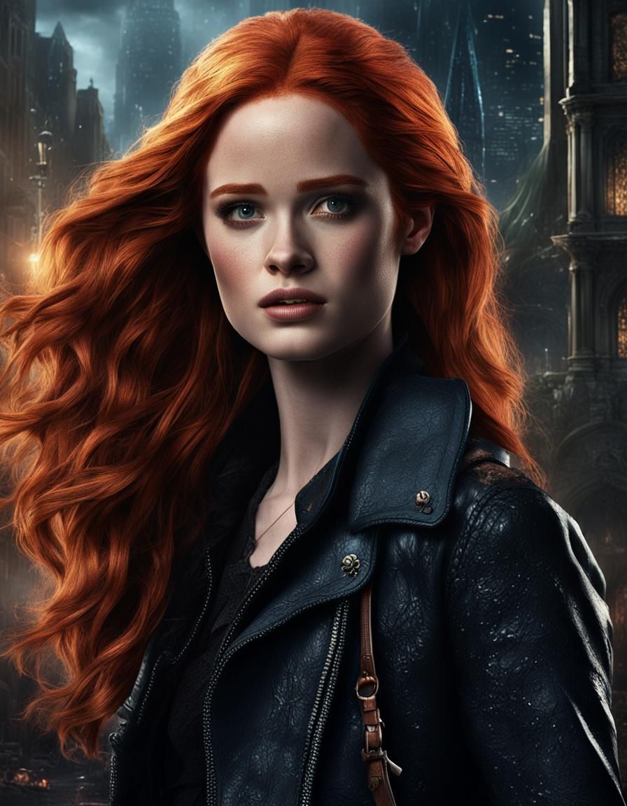 Madelaine Petsch as Clary Fray: Detailed Matte Painting