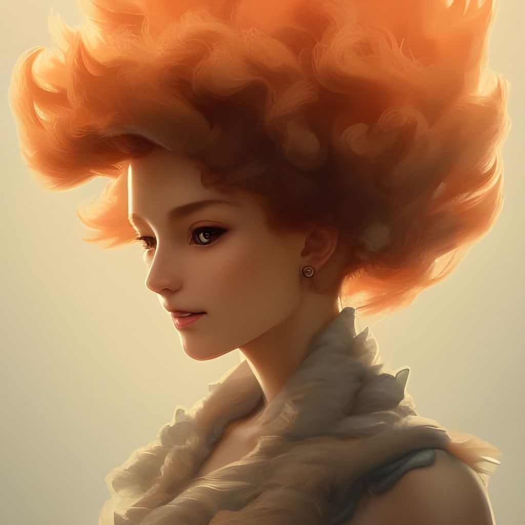 Hyperdetailed Vulpix Portrait in Volumetric Lighting