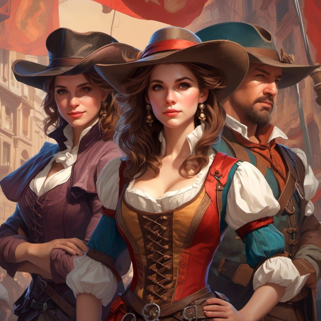 Anna Kendrick as a Musketeer in Madrid