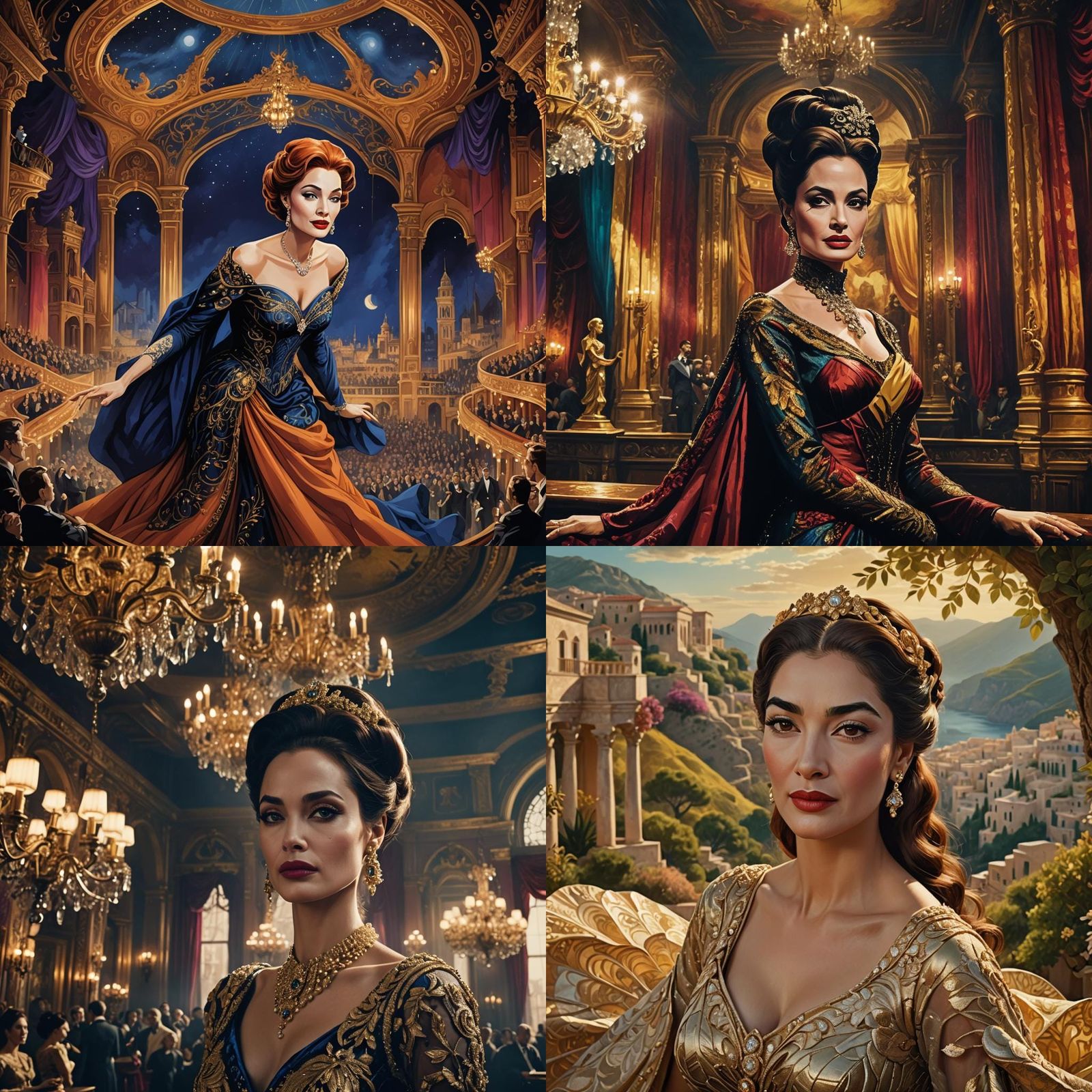 angelina jolie in her role as maria callas in the new movie ...