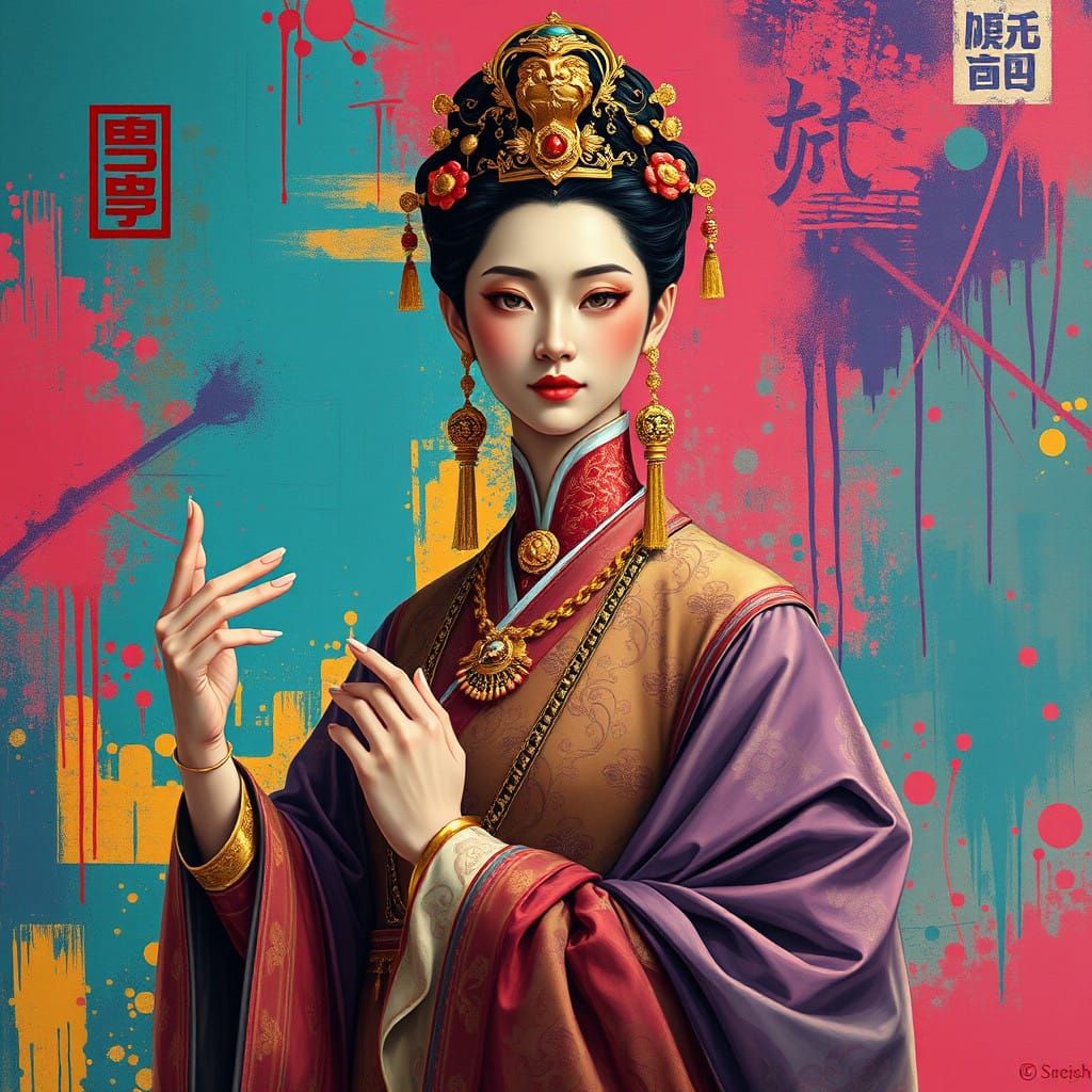 Dame Nanzi, également appelée Wei Ling nazie était une souve...