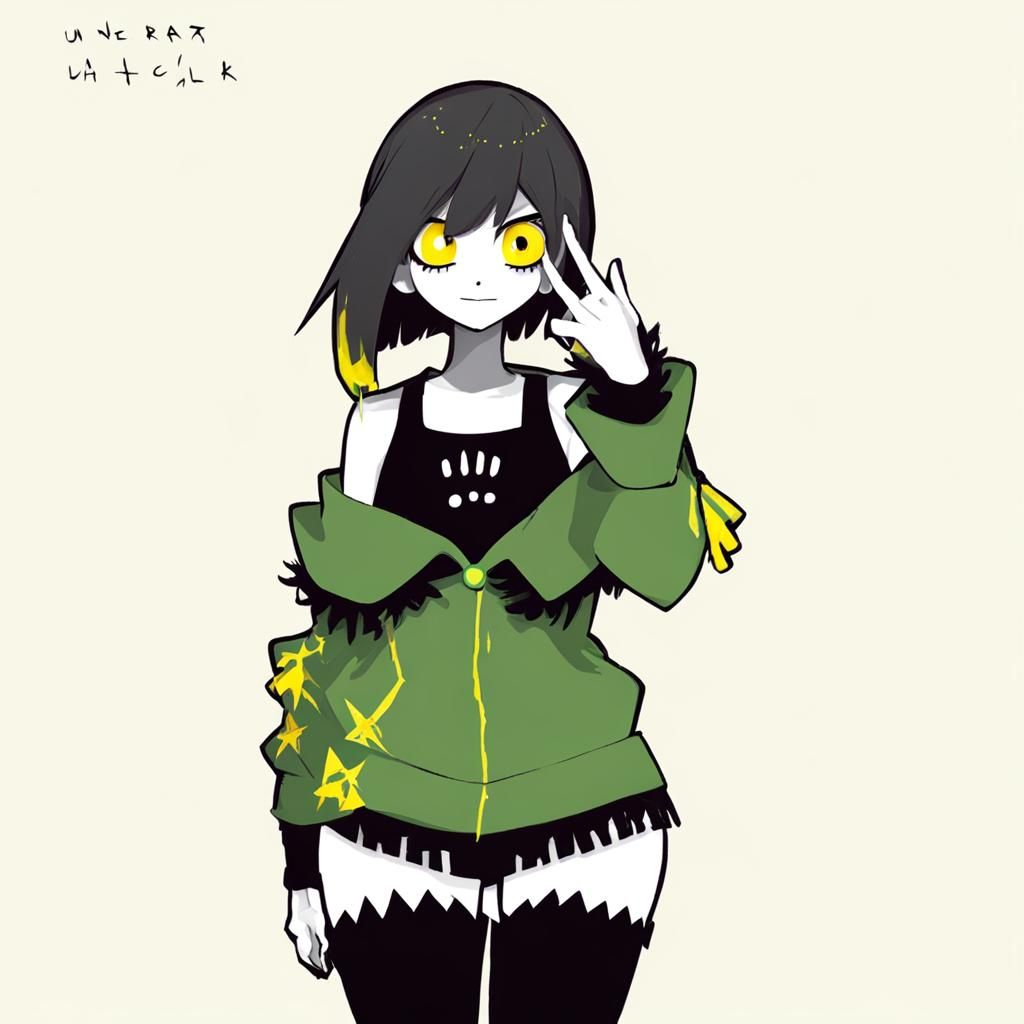 Stylized Chara from Undertale