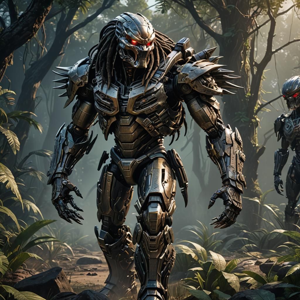 Predator Terminator Fusion: Detailed Matte Painting